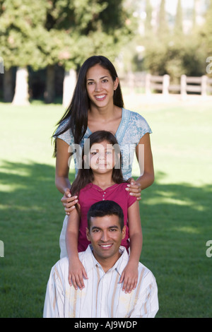 Porträt der Familie Stockfoto