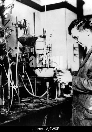 Wallace Hume Carothers, Amerikanischer industrieller Chemiker, c 1927-1937. Artist: Unbekannt Stockfoto