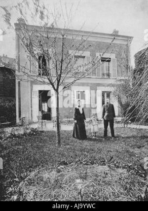 Marie (1867-1934) und Pierre Curie (1859-1906). Artist: Unbekannt Stockfoto