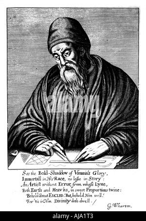 Euklid, antiken griechischen Mathematiker, 1661. Artist: Unbekannt Stockfoto