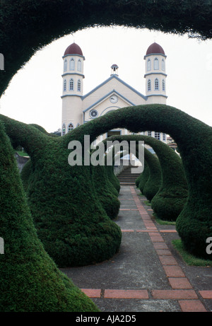 Zarcero Kirche und Topiary Garten, Costa Rica Stockfoto