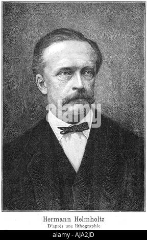 Hermann von Helmholtz (1821-1894), deutscher Physiker, (19. Jahrhundert). Artist: Unbekannt Stockfoto