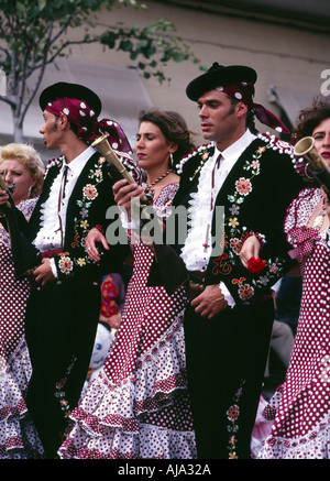 Mauren und Christen Festival in Elda Spanien Moros y Christianas Fiesta Südspanien Espana Europa EU Stockfoto