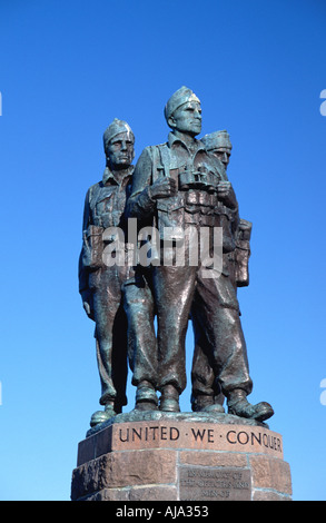 Britische Commando Memorial am Spean Bridge Schottland Stockfoto