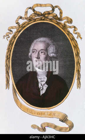 Antoine Laurent Lavoisier, 18. Jahrhundert französischer Chemiker, 1801. Artist: Unbekannt Stockfoto