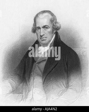 James Watt, Schottischer Ingenieur und Erfinder, 1870. Artist: Unbekannt Stockfoto