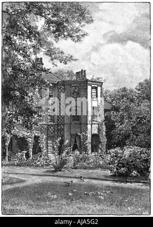 Haus, in der Nähe der Beckenham, Kent, aus dem Garten, 1883. Artist: Unbekannt Stockfoto