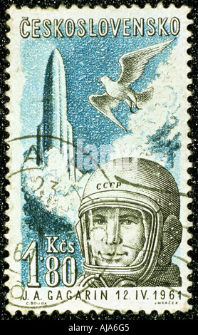 Juri Gagarin, sowjetischen Kosmonauten, 1961. Artist: Unbekannt Stockfoto