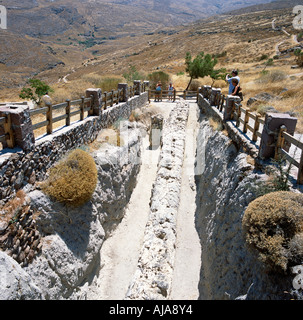 Der versteinerte Wald Lesbos Lesvos der griechischen Inseln Hellas Stockfoto