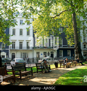 Berkeley Square Mayfair London Großbritannien tagsüber Stockfoto