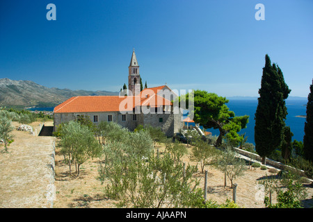 Franziskaner-Kloster in der Nähe von Orebic Kroatien Stockfoto