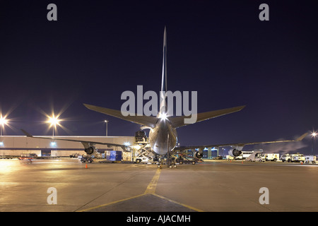 Fracht-Flugzeug, Pearson International Airport, Toronto, Ontario, Kanada Stockfoto