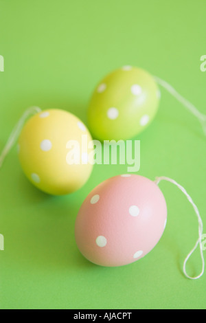 Nahaufnahme von Easter Eggs Stockfoto