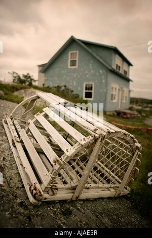 Hummerfalle, Peggys Cove, Nova Scotia, Kanada Stockfoto