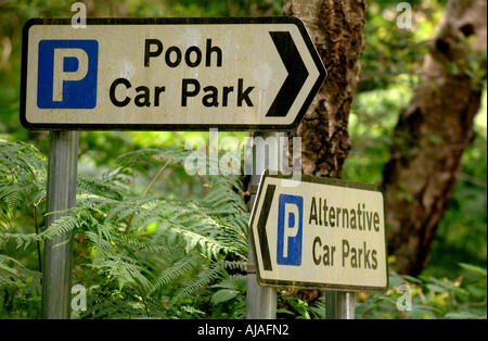 Pooh-Brücke das Spiel Pooh-Sticks stammt in die Geschichten von Christopher Robin und Winnie The Pooh von AA Milne vorgestellt. Stockfoto