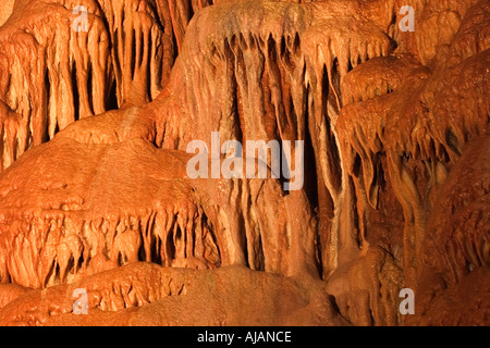 Goughs Schauhöhle in Cheddar Gorge in Somerset, England Stockfoto