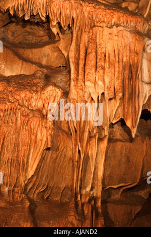 Goughs Schauhöhle in Cheddar Gorge in Somerset, England Stockfoto