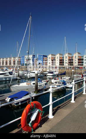 Neue Marina St Neuss Jersey Kanalinseln Stockfoto