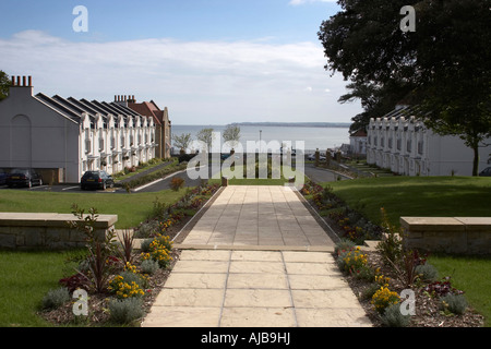 Neubauten in Westcliffe Park Wohnanlage Ramsgate Kent Stockfoto