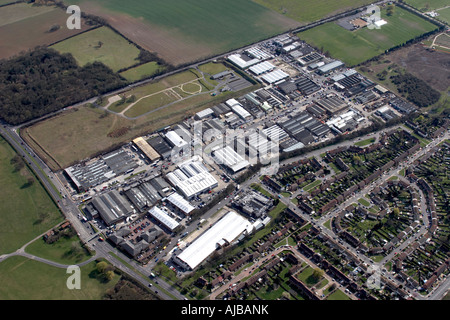 Luftbild südöstlich von Hainault Industrial Estate und s Gehäuse Wald Rd London IG7 England UK Stockfoto