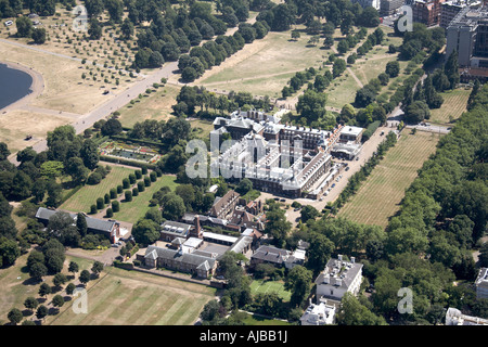 Luftbild südöstlich von Kensington Palace Westecke der Kensington Gardens Stadt von Westminster London W8 W2 SW5 England UK H Stockfoto