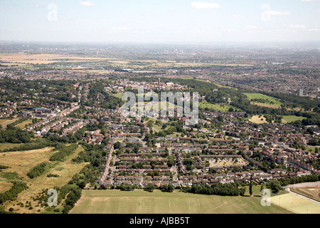 Luftbild südöstlich von Obstgarten Hosue s Gehäuse Woodford Green Redbridge London IG8 England UK hohe schräg Stockfoto