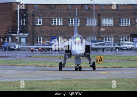 Die Saab JAS 39 Gripen schwedische Kampfflugzeuge Stockfoto