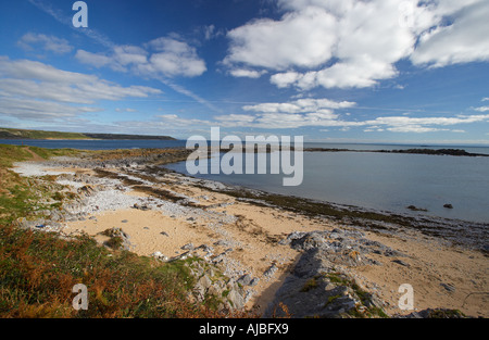 Port Eynon Bucht auf der Halbinsel Gower, Süd-Wales, UK Stockfoto