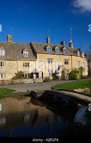 Das Dorf der unteren Schlachten in den Cotswolds England UK Stockfoto