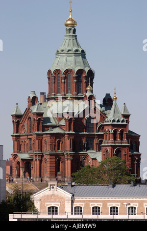 Finnland. Helsinki. Uspenski-Kathedrale Stockfoto
