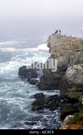 Hermanus ist an den Ufern der Walker Bay nahe der südlichsten Spitze von Afrika Südafrika gebaut. Stockfoto