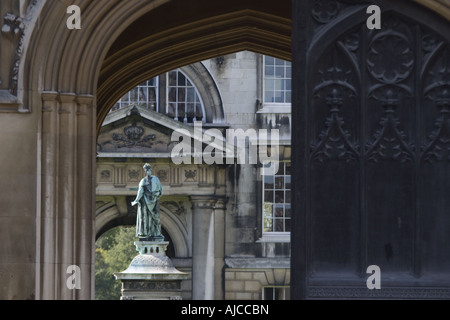 Porters Lodge Eingang zum Hof des Königs College Stockfoto