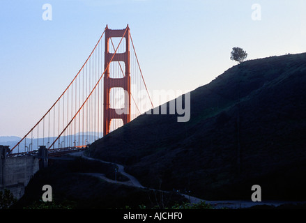 "^ Golden Gate Bridge von der Marin ^ Landzungen in der Nähe von"San Francisco"Kalifornien" Stockfoto