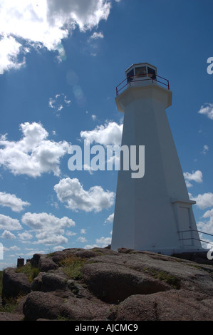 Neuer Leuchtturm am Cape Spear In der Nähe von St. John's, Neufundland, Kanada Stockfoto