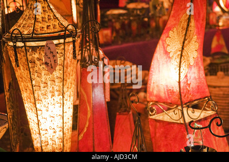 orientalische Lampe, Afrika-Karibik-Festivall Stockfoto