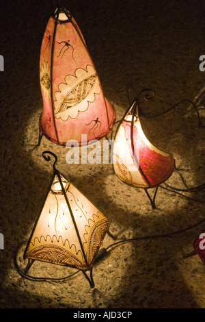 orientalische Lampe, Afrika-Karibik-Festivall Stockfoto