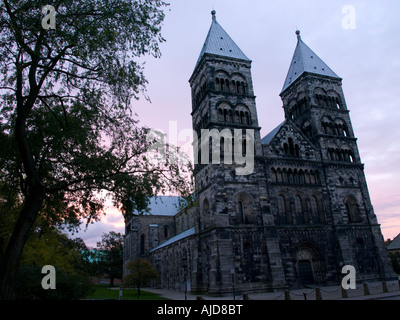 Domkyrkan, Lund, Schweden. Stockfoto