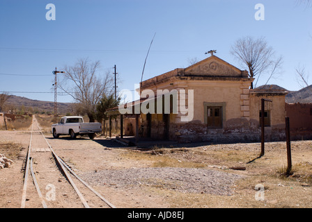 Alter Bahnhof Huacalera, Quebrada de Humahuaca, Provinz Jujuy, Argentinien, Südamerika Stockfoto