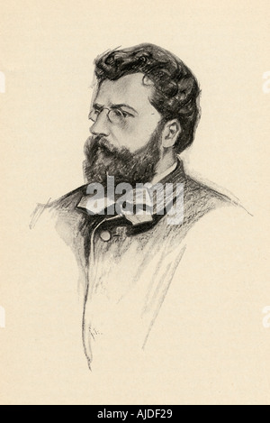 Georges Bizet, 1838-1875. Der französische Komponist. Stockfoto