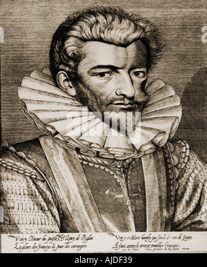 Heinrich I., Prinz von Joinville, Herzog von Guise, Graf von Eu, 1550-1588. Von einem Stich von Le Blond Stockfoto