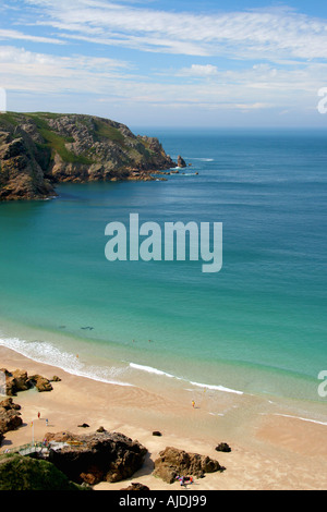 UK Channel Inseln Jersey Plemont Bay Stockfoto