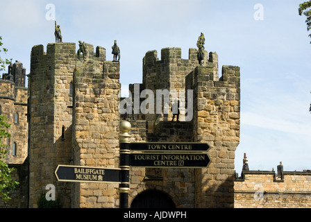 Alnwick Castle Northumberland Stockfoto