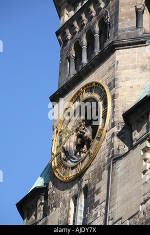 Berlin Bezirk Charlottenburg Wilmersdorf Breidscheidplatz Gedaechtniskirche Kaiser Wilhelm Gedächtniskirche Stockfoto