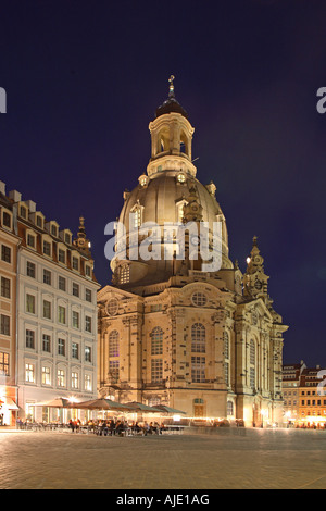 Sachsen Sachsen Dresden Frauenkirche Neumarkt Frau Kirche Kirche unserer Dame Frauen-Kirche Stockfoto