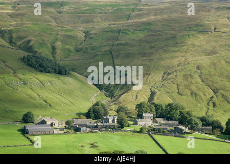 Halton Gill Dorf in Littondale, Yorkshire Dales, England. Stockfoto