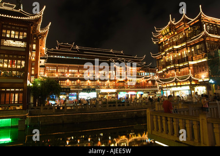 Yuyuan Yu Yuan Garten Basar Shanghai China Stockfoto