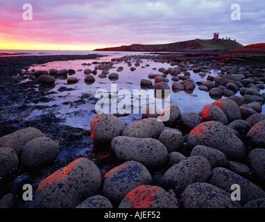 Dunstanburgh Castle Northumberland Stockfoto