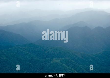 Blick vom Mount Hieizan Hiei-Zan Kyoto Japan Stockfoto