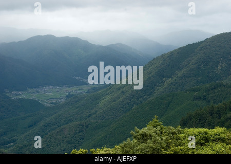 Blick vom Mount Hieizan Hiei-Zan Kyoto Japan Stockfoto