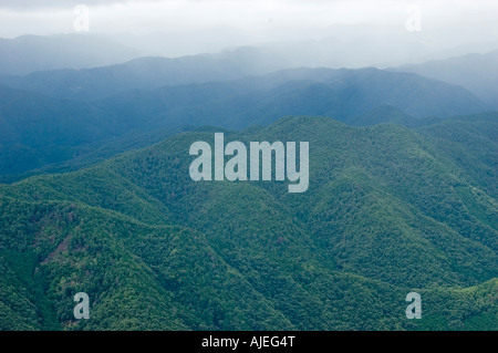 Blick vom Mount Hieizan Hiei-Zan Kyoto Japan Stockfoto